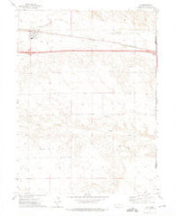 Dix Nebraska Historical topographic map, 1:24000 scale, 7.5 X 7.5 Minute, Year 1972