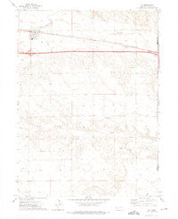 Dix Nebraska Historical topographic map, 1:24000 scale, 7.5 X 7.5 Minute, Year 1972