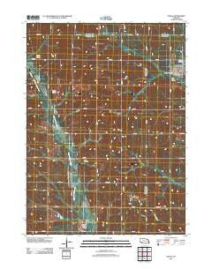 Dodge Nebraska Historical topographic map, 1:24000 scale, 7.5 X 7.5 Minute, Year 2011