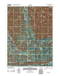 Dodge SW Nebraska Historical topographic map, 1:24000 scale, 7.5 X 7.5 Minute, Year 2011