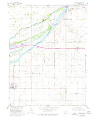 Doniphan Nebraska Historical topographic map, 1:24000 scale, 7.5 X 7.5 Minute, Year 1962