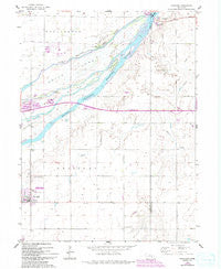 Doniphan Nebraska Historical topographic map, 1:24000 scale, 7.5 X 7.5 Minute, Year 1962