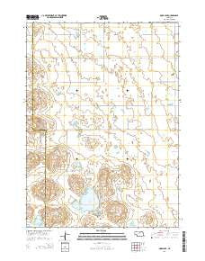 Dora Lake Nebraska Current topographic map, 1:24000 scale, 7.5 X 7.5 Minute, Year 2014