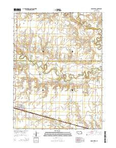 Dorchester Nebraska Current topographic map, 1:24000 scale, 7.5 X 7.5 Minute, Year 2014