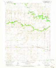 Dorchester NW Nebraska Historical topographic map, 1:24000 scale, 7.5 X 7.5 Minute, Year 1964