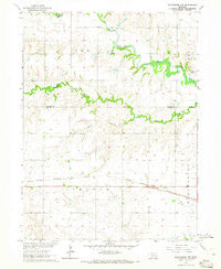 Dorchester NW Nebraska Historical topographic map, 1:24000 scale, 7.5 X 7.5 Minute, Year 1964