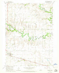 Dorchester Nebraska Historical topographic map, 1:24000 scale, 7.5 X 7.5 Minute, Year 1964