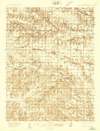 Dorchester Nebraska Historical topographic map, 1:48000 scale, 15 X 15 Minute, Year 1935