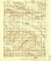 Dorchester Nebraska Historical topographic map, 1:62500 scale, 15 X 15 Minute, Year 1940