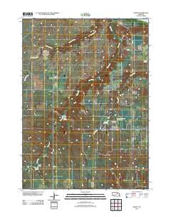 Dorsey Nebraska Historical topographic map, 1:24000 scale, 7.5 X 7.5 Minute, Year 2011