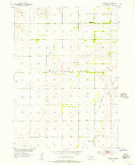 Dorsey SW Nebraska Historical topographic map, 1:24000 scale, 7.5 X 7.5 Minute, Year 1954