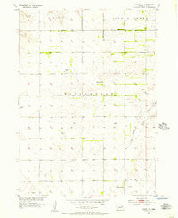 Dorsey SW Nebraska Historical topographic map, 1:24000 scale, 7.5 X 7.5 Minute, Year 1954