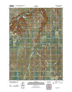 Dorsey NW Nebraska Historical topographic map, 1:24000 scale, 7.5 X 7.5 Minute, Year 2011