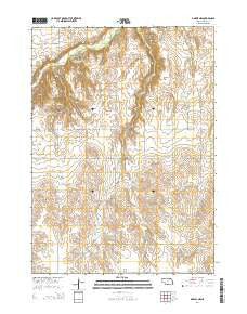 Dorsey NW Nebraska Current topographic map, 1:24000 scale, 7.5 X 7.5 Minute, Year 2014