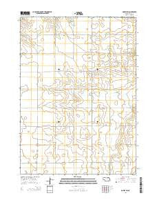 Dorsey SW Nebraska Current topographic map, 1:24000 scale, 7.5 X 7.5 Minute, Year 2014