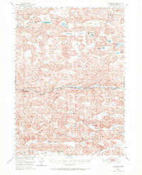Doughboy Nebraska Historical topographic map, 1:62500 scale, 15 X 15 Minute, Year 1950