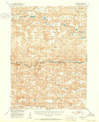 Doughboy Nebraska Historical topographic map, 1:62500 scale, 15 X 15 Minute, Year 1952