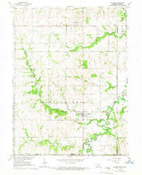 Du Bois Nebraska Historical topographic map, 1:24000 scale, 7.5 X 7.5 Minute, Year 1965