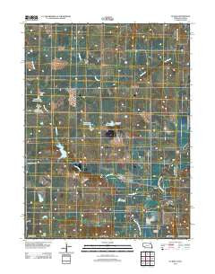 Du Bois Nebraska Historical topographic map, 1:24000 scale, 7.5 X 7.5 Minute, Year 2012