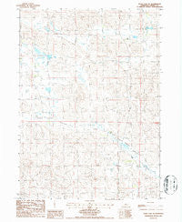Duck Lake NE Nebraska Historical topographic map, 1:24000 scale, 7.5 X 7.5 Minute, Year 1986