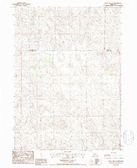 Duck Lake SE Nebraska Historical topographic map, 1:24000 scale, 7.5 X 7.5 Minute, Year 1986