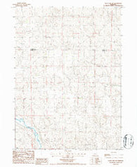 Duck Lake SW Nebraska Historical topographic map, 1:24000 scale, 7.5 X 7.5 Minute, Year 1986