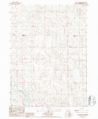 Duck Lake SW Nebraska Historical topographic map, 1:24000 scale, 7.5 X 7.5 Minute, Year 1986