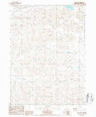 Duck Lake Nebraska Historical topographic map, 1:24000 scale, 7.5 X 7.5 Minute, Year 1986