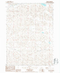 Duck Lake Nebraska Historical topographic map, 1:24000 scale, 7.5 X 7.5 Minute, Year 1986