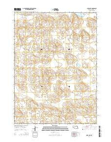 Duck Lake Nebraska Current topographic map, 1:24000 scale, 7.5 X 7.5 Minute, Year 2014