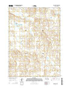 Duck Lake NE Nebraska Current topographic map, 1:24000 scale, 7.5 X 7.5 Minute, Year 2014