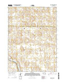 Duck Lake SW Nebraska Current topographic map, 1:24000 scale, 7.5 X 7.5 Minute, Year 2014