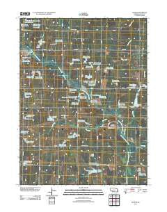 Dunbar Nebraska Historical topographic map, 1:24000 scale, 7.5 X 7.5 Minute, Year 2011