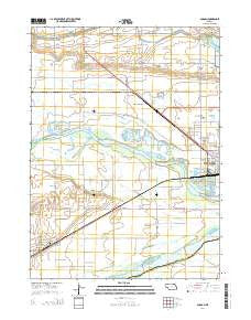 Duncan Nebraska Current topographic map, 1:24000 scale, 7.5 X 7.5 Minute, Year 2014