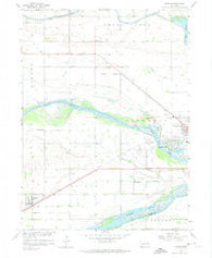 Duncan Nebraska Historical topographic map, 1:24000 scale, 7.5 X 7.5 Minute, Year 1958
