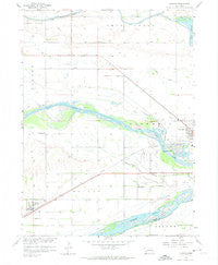 Duncan Nebraska Historical topographic map, 1:24000 scale, 7.5 X 7.5 Minute, Year 1958