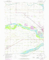 Duncan Nebraska Historical topographic map, 1:24000 scale, 7.5 X 7.5 Minute, Year 1958