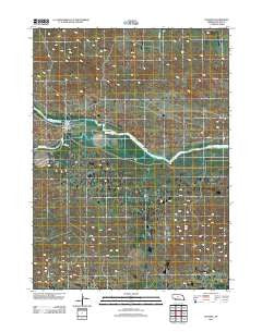 Dunning Nebraska Historical topographic map, 1:24000 scale, 7.5 X 7.5 Minute, Year 2011