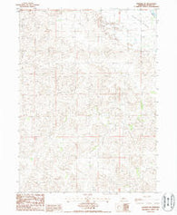 Dunning NE Nebraska Historical topographic map, 1:24000 scale, 7.5 X 7.5 Minute, Year 1986