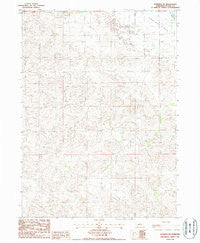 Dunning NE Nebraska Historical topographic map, 1:24000 scale, 7.5 X 7.5 Minute, Year 1986