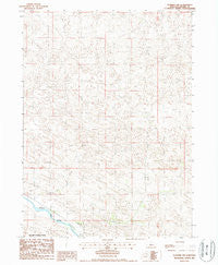 Dunning NW Nebraska Historical topographic map, 1:24000 scale, 7.5 X 7.5 Minute, Year 1986