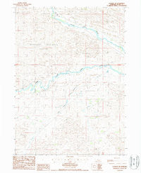 Dunning SW Nebraska Historical topographic map, 1:24000 scale, 7.5 X 7.5 Minute, Year 1986