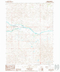 Dunning Nebraska Historical topographic map, 1:24000 scale, 7.5 X 7.5 Minute, Year 1986