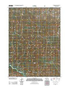 Dunning NW Nebraska Historical topographic map, 1:24000 scale, 7.5 X 7.5 Minute, Year 2011