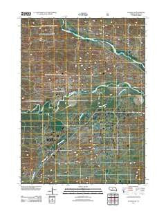 Dunning SW Nebraska Historical topographic map, 1:24000 scale, 7.5 X 7.5 Minute, Year 2011