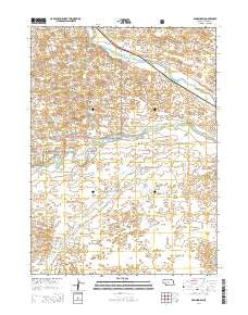 Dunning SW Nebraska Current topographic map, 1:24000 scale, 7.5 X 7.5 Minute, Year 2014