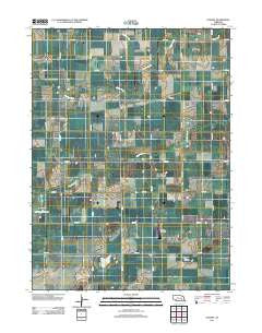 Durant Nebraska Historical topographic map, 1:24000 scale, 7.5 X 7.5 Minute, Year 2011