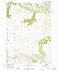 Dutch Creek Nebraska Historical topographic map, 1:24000 scale, 7.5 X 7.5 Minute, Year 1949