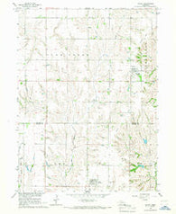 Dwight Nebraska Historical topographic map, 1:24000 scale, 7.5 X 7.5 Minute, Year 1966