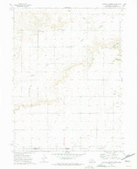 Easterly Airport Nebraska Historical topographic map, 1:24000 scale, 7.5 X 7.5 Minute, Year 1972